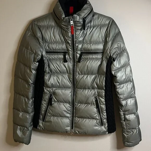 Bogner Fire & Ice Down Jacket in Gray Size M/6 - Picture 3 of 12